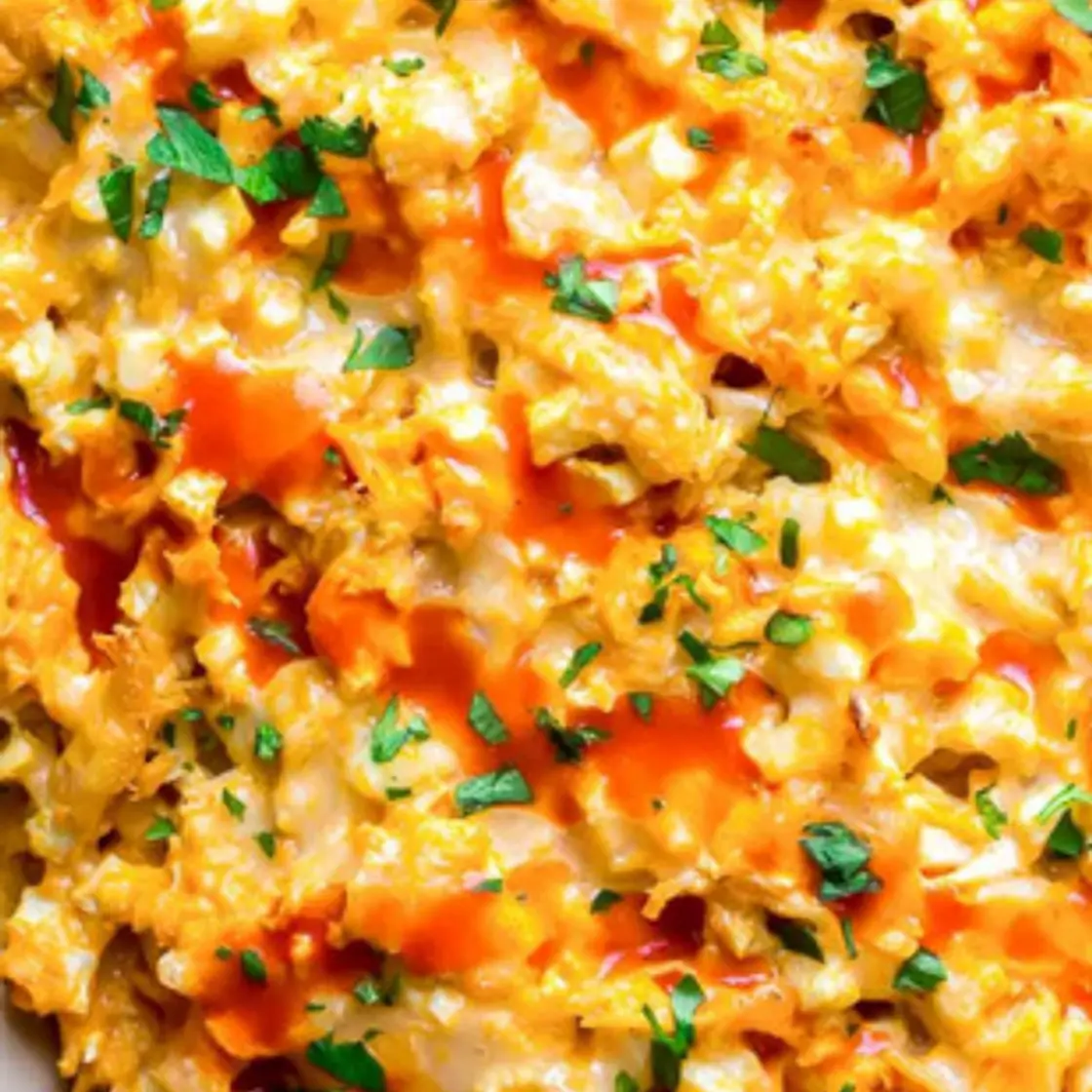 The Keto Guide - Buffalo Chicken Casserole