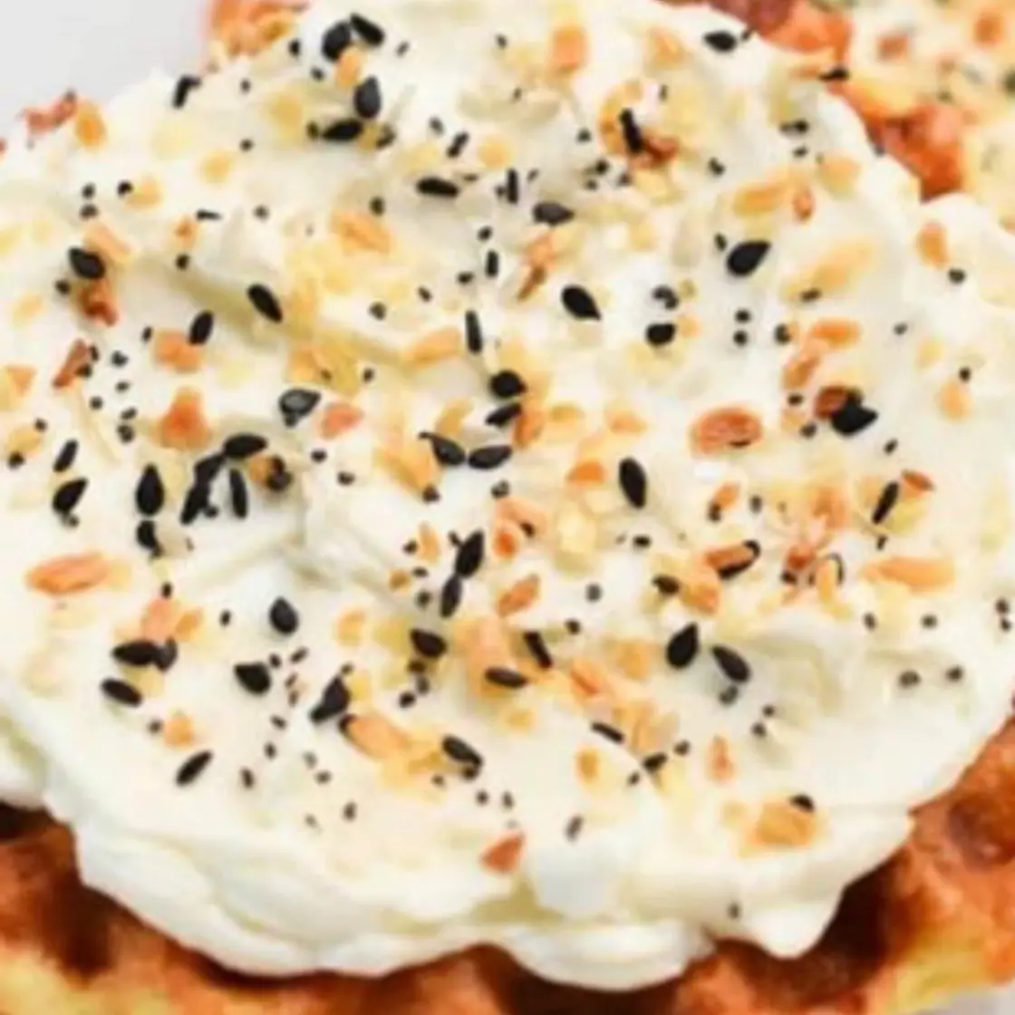 The Keto Guide - Everything Bagel Chaffles