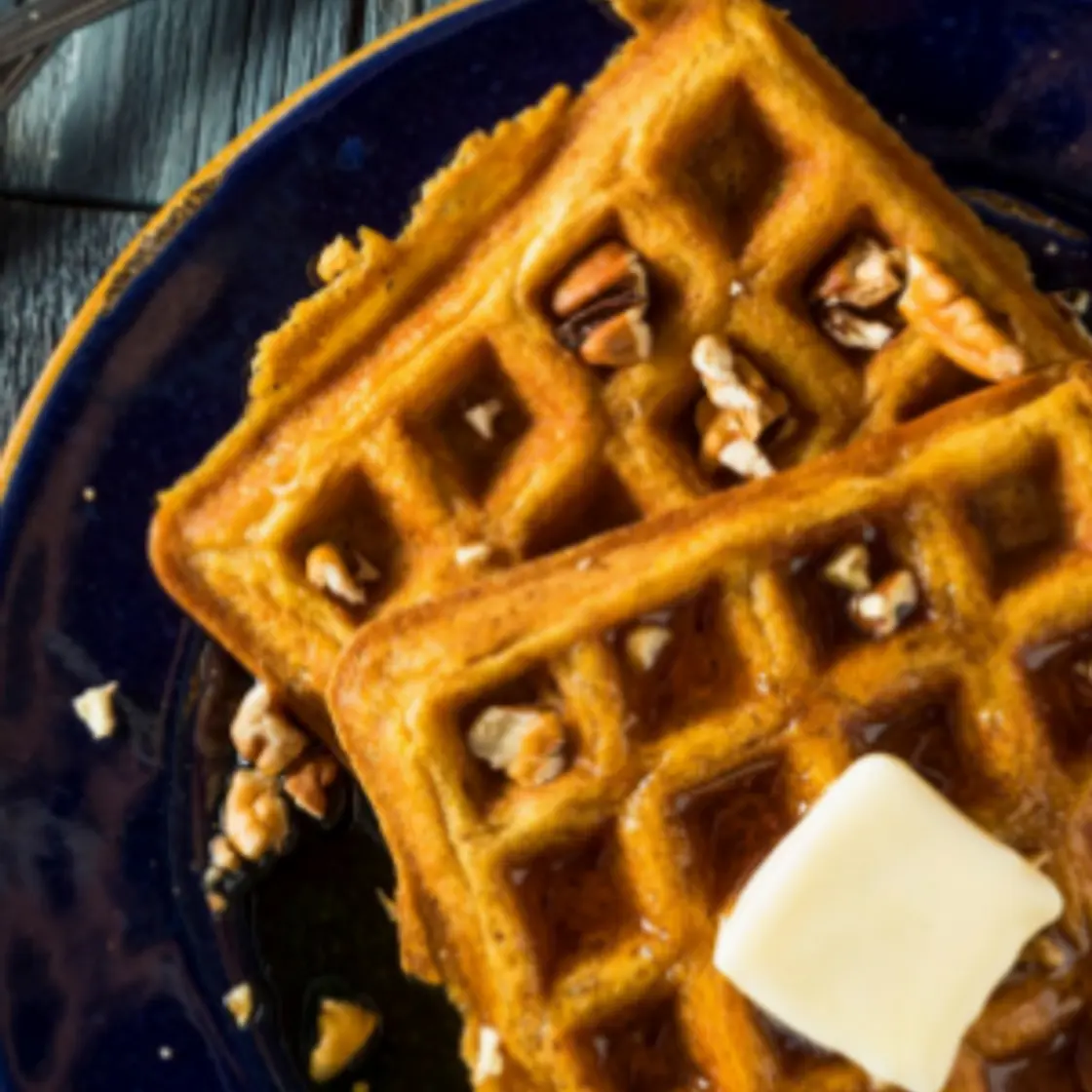 The Keto Guide - Pumpkin Waffles