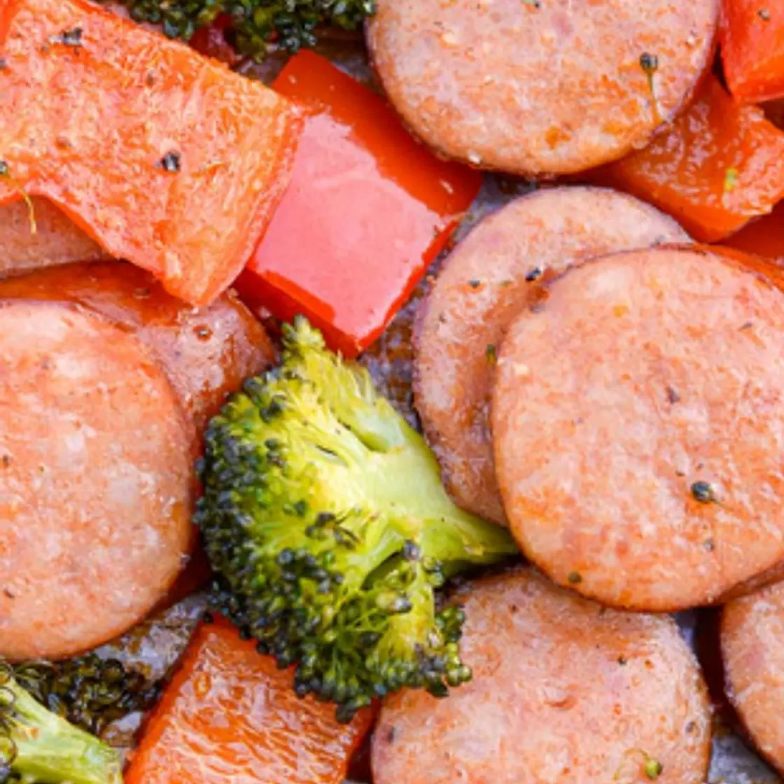 The Keto Guide - Sausage & Veggie Sheet Pan