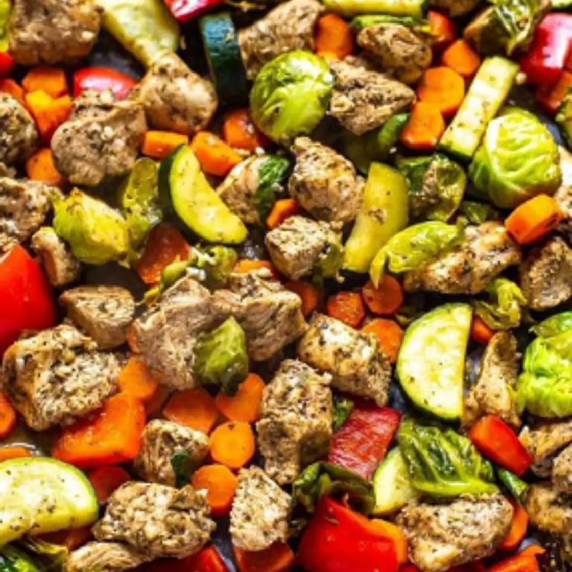 The Keto Guide - Sheet Pan Balsamic Vinegar