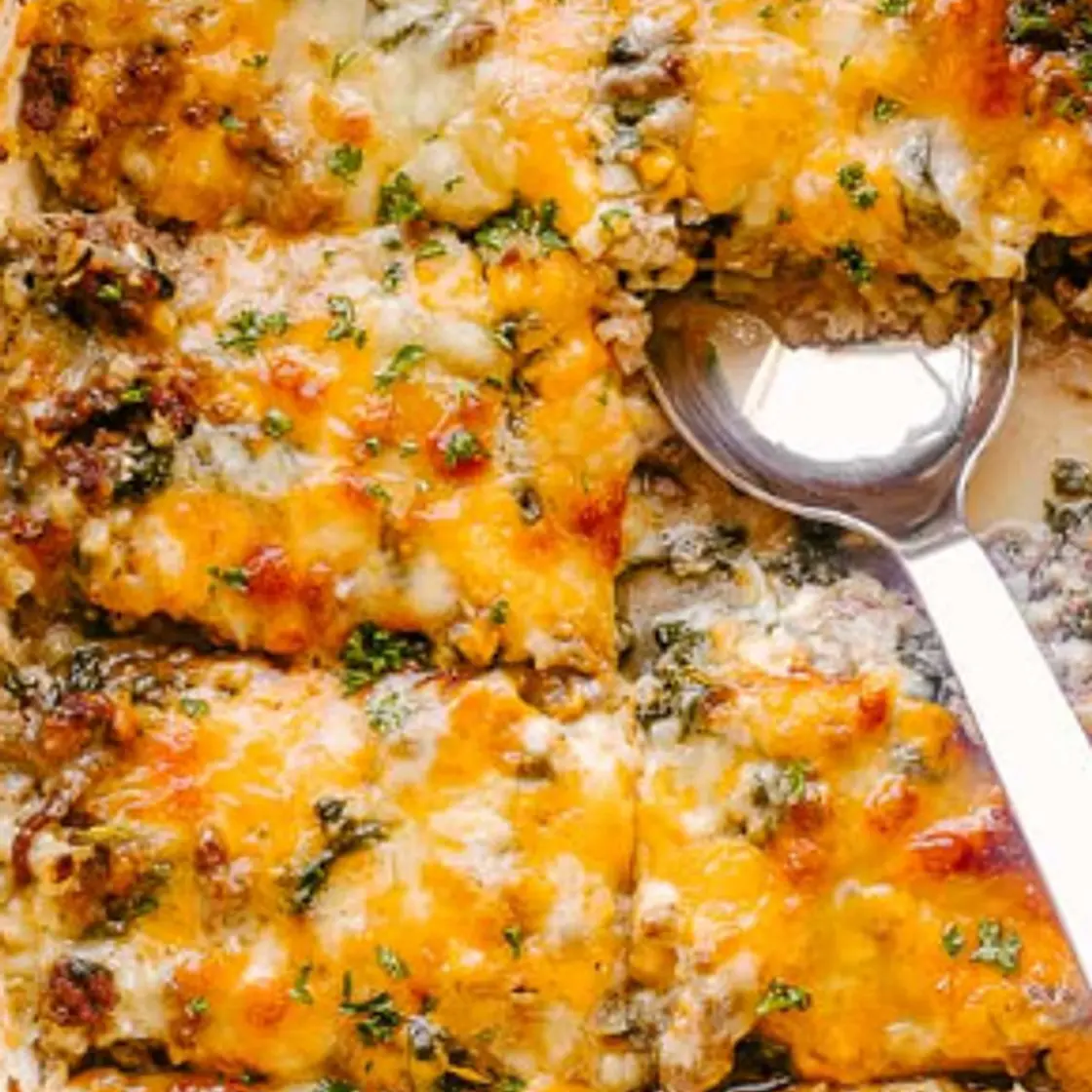 The Keto Guide - Ground Beef Casserole