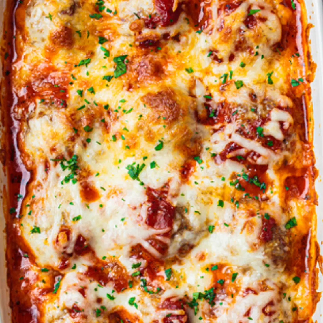 The Keto Guide - Chicken Parm Casserole