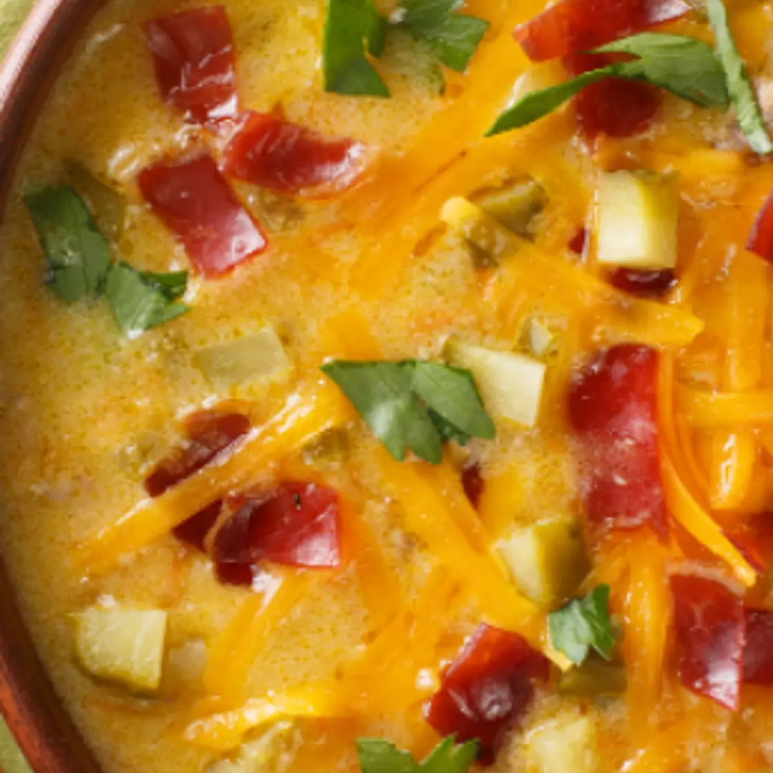 The Keto Guide - Cheeseburger Soup