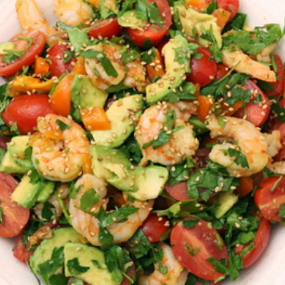 The Keto Guide - Shrimp Avocado Salad