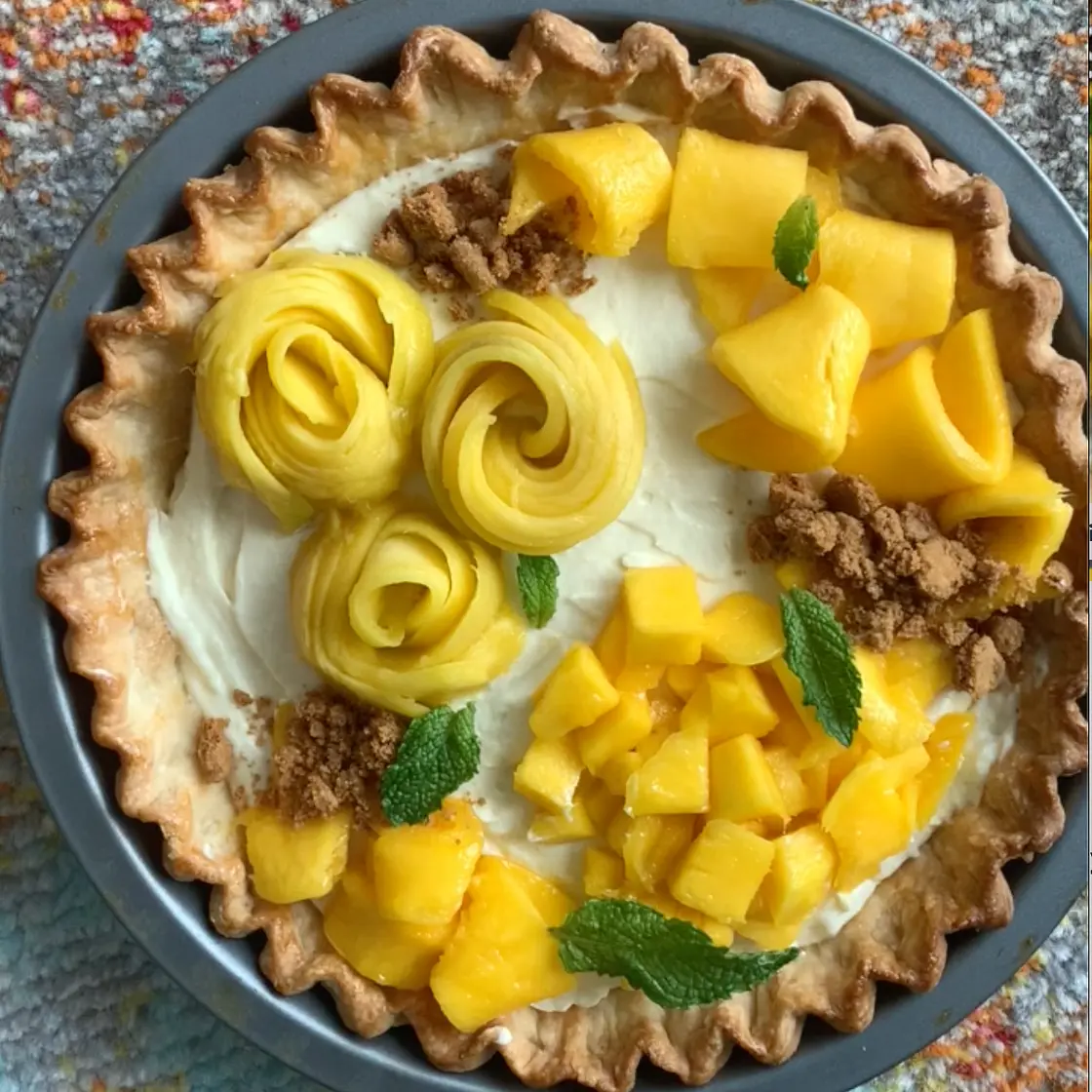 Mango Mascrapone Tart