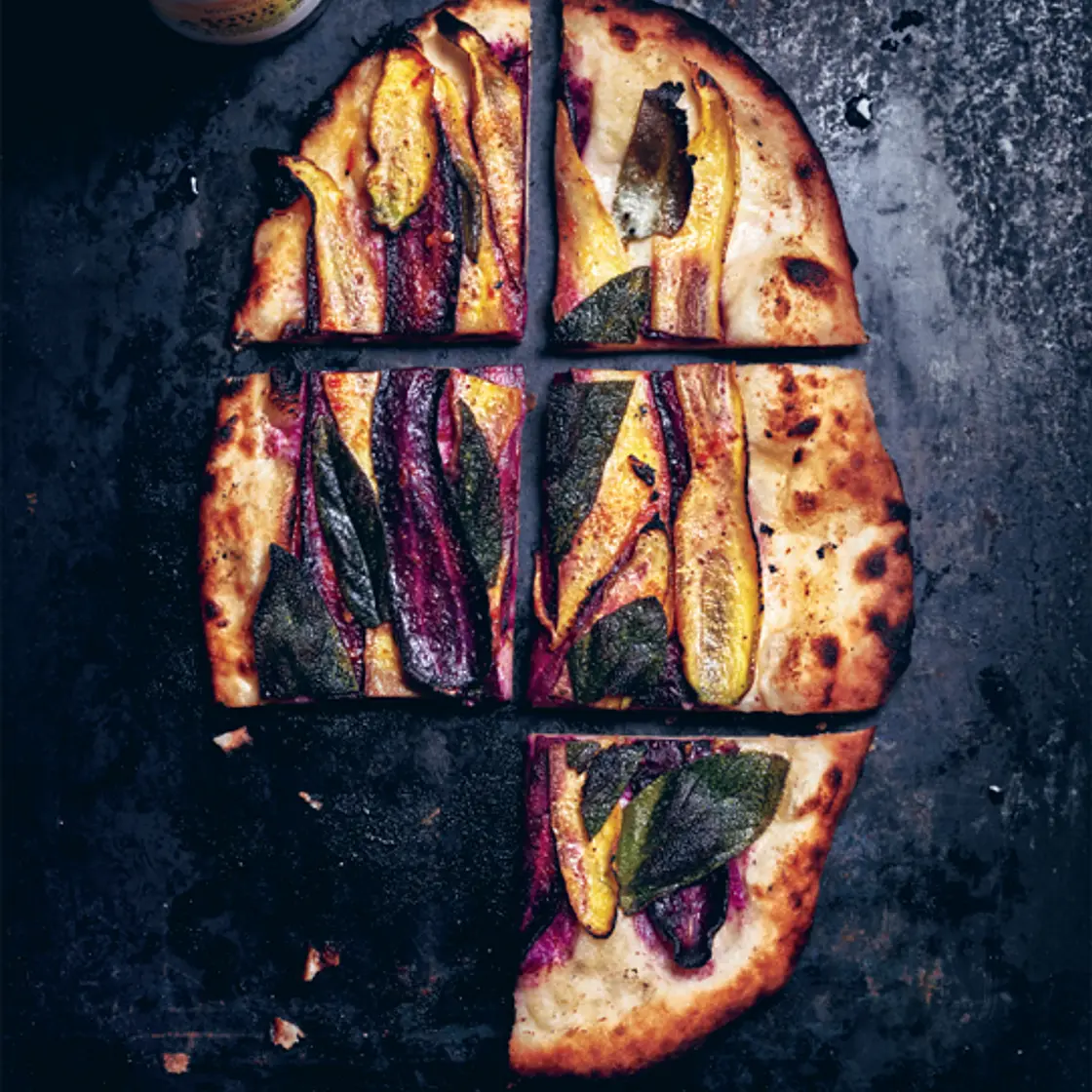 FLATBREAD with carrots and sage