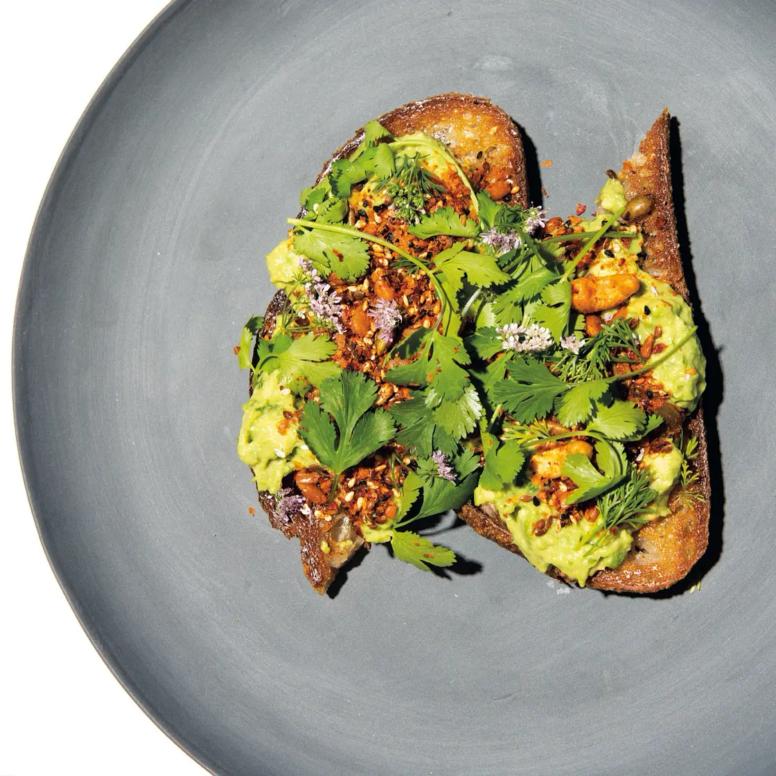 Avocado Toasts on Seeded Multigrain Gluten-Free Bread