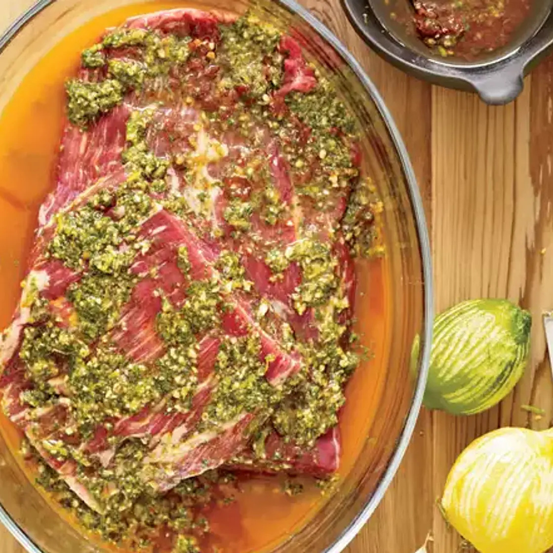 Spicy Thai Marinade with Basil and Cilantro