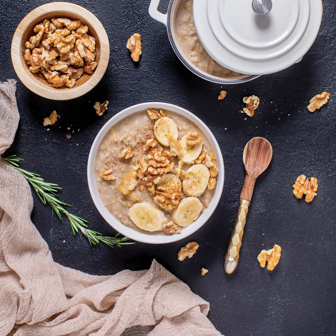 Jamaican-Inspired
BANANA OATMEAL PORRIDGE
