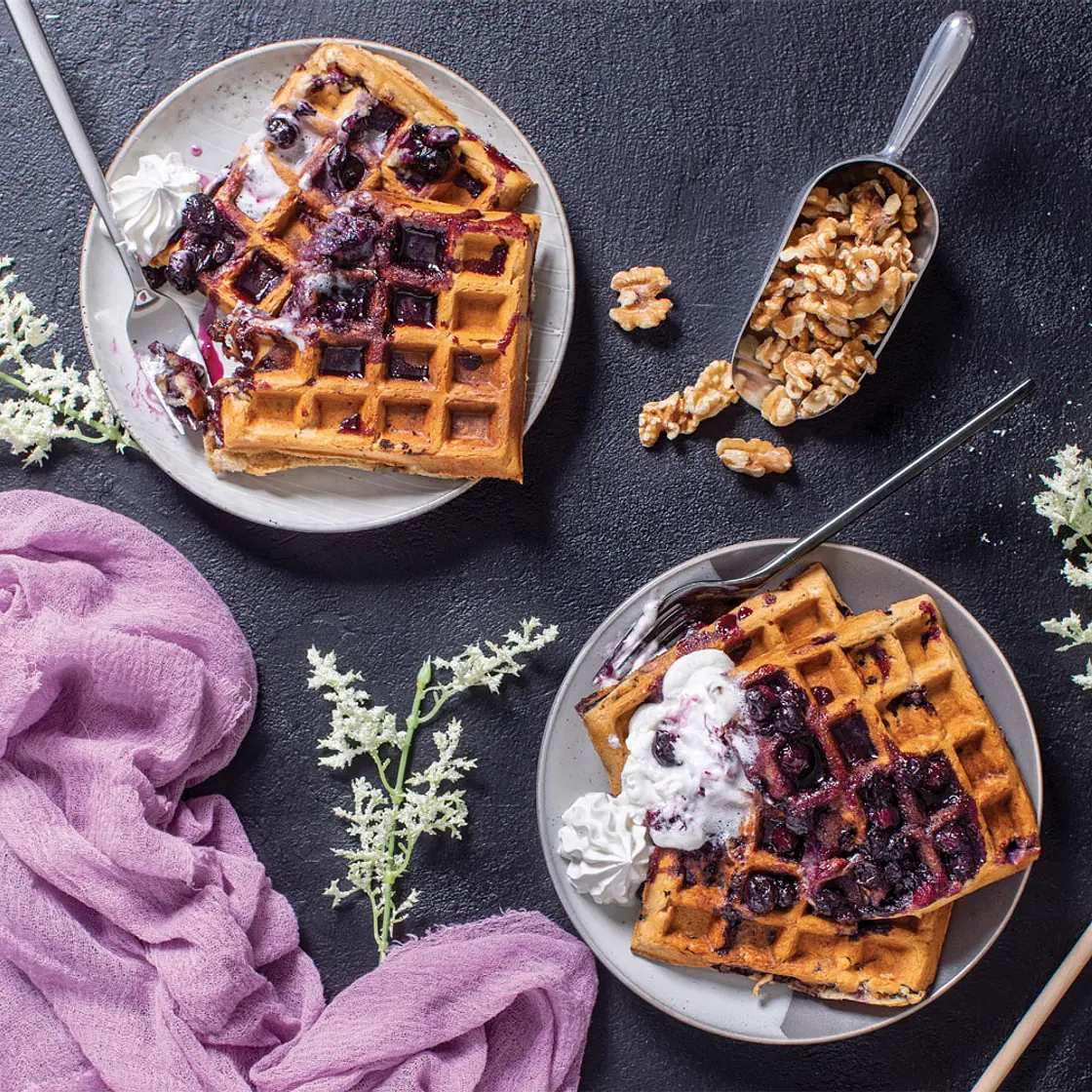 Brown Butter
BLUEBERRY WAFFLES