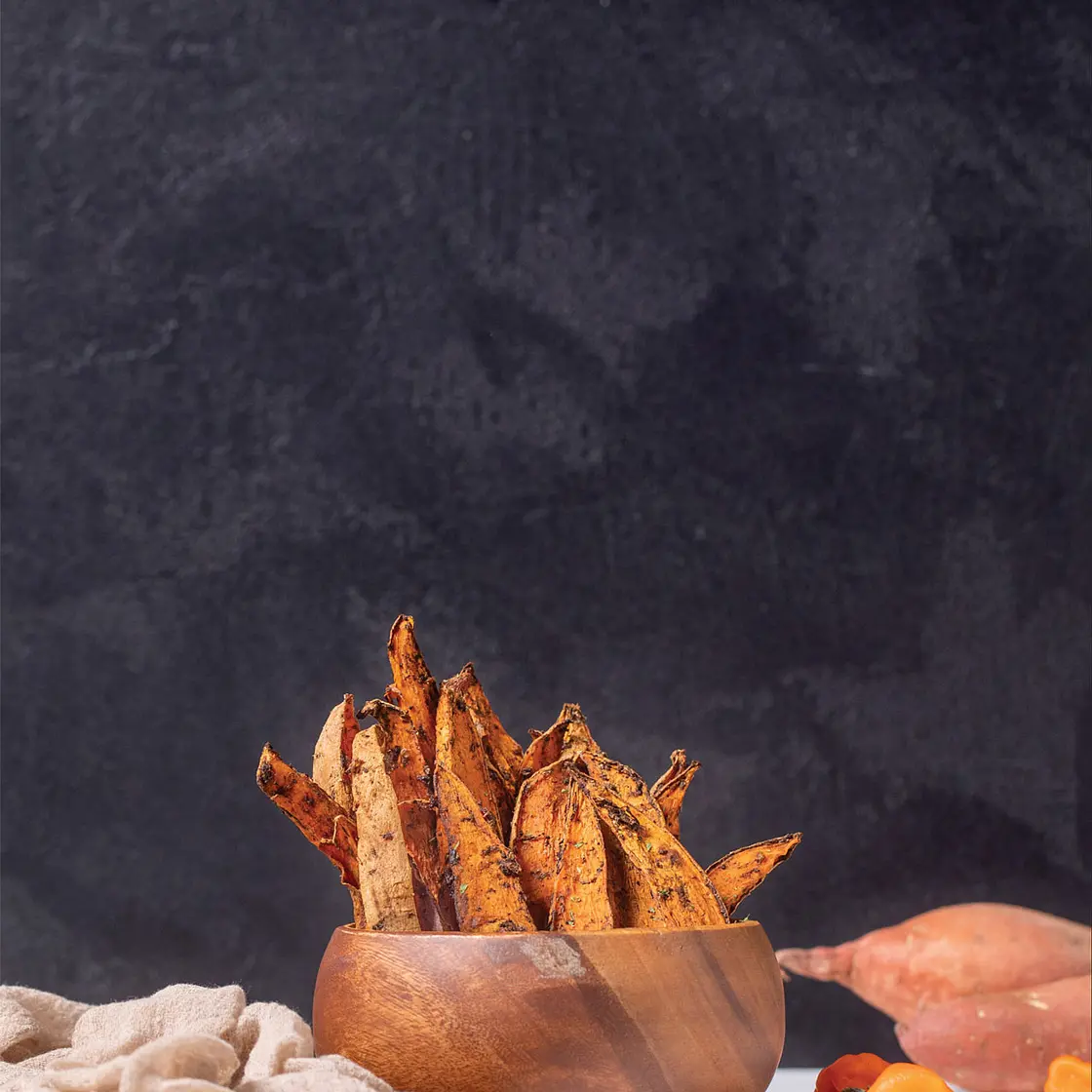 Jerk Sweet Potato Wedges