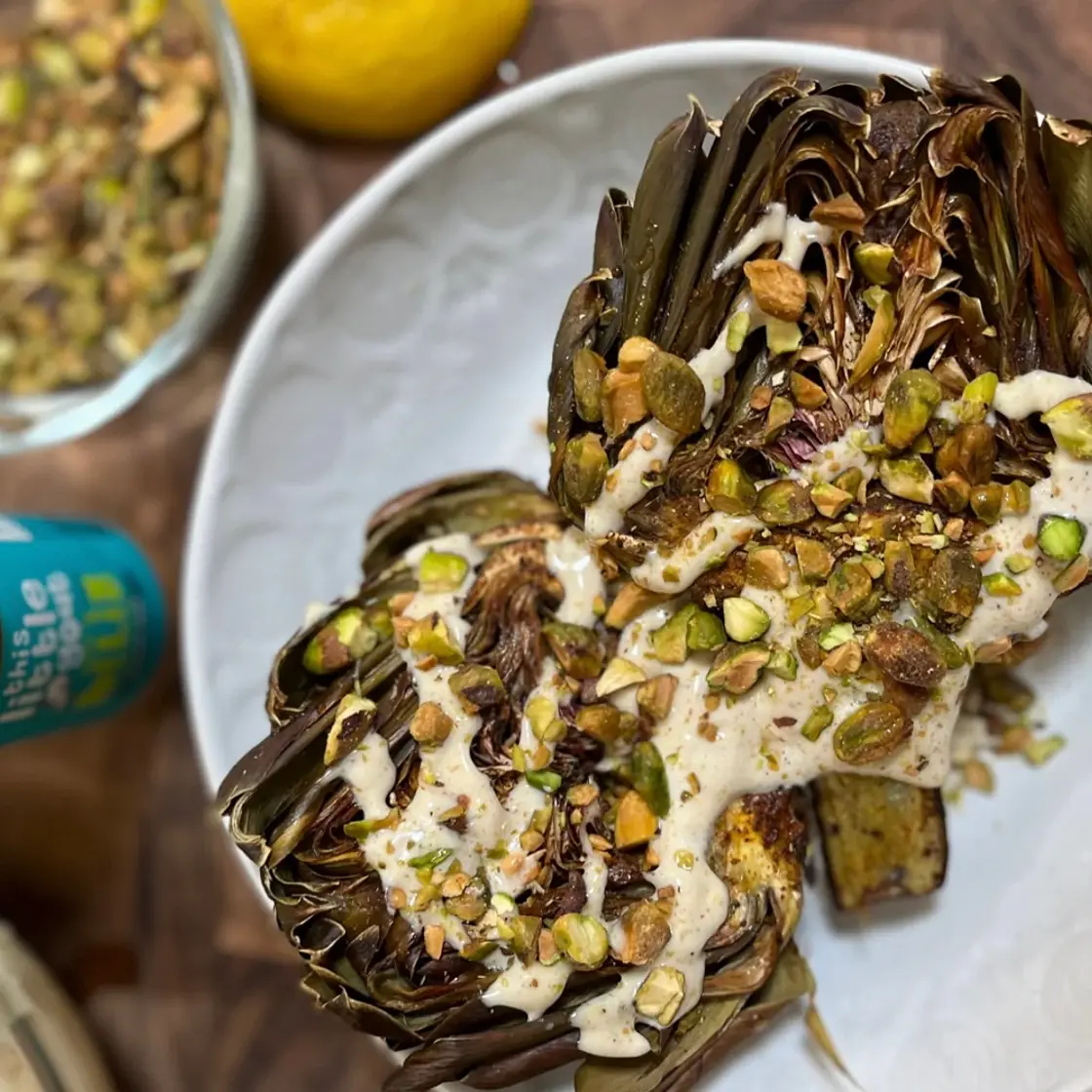 Air Fried Belize Spiced Artichokes