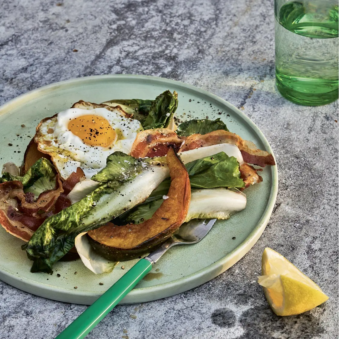 Roasted Squash aux Lardons