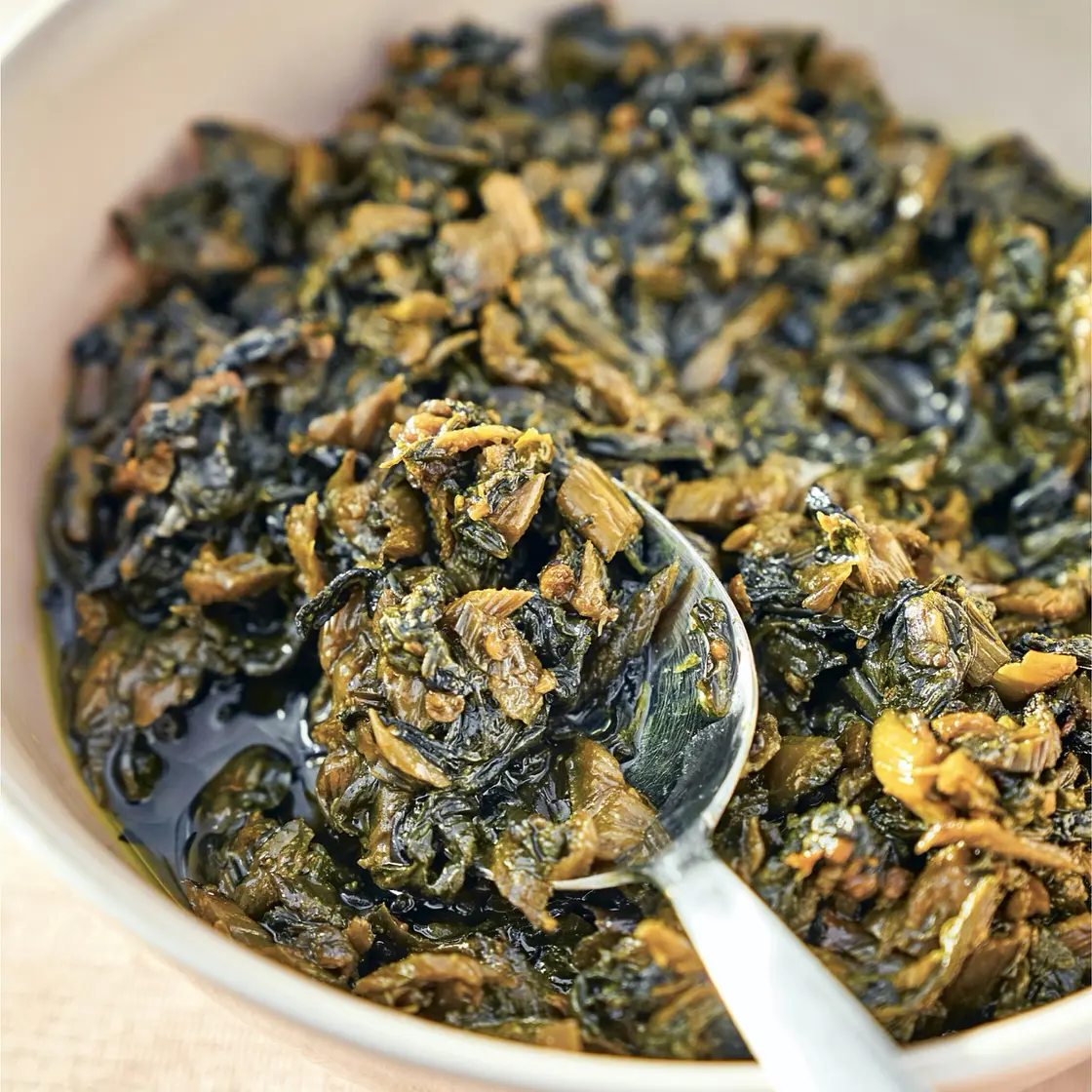 Spiced and Braised Greens