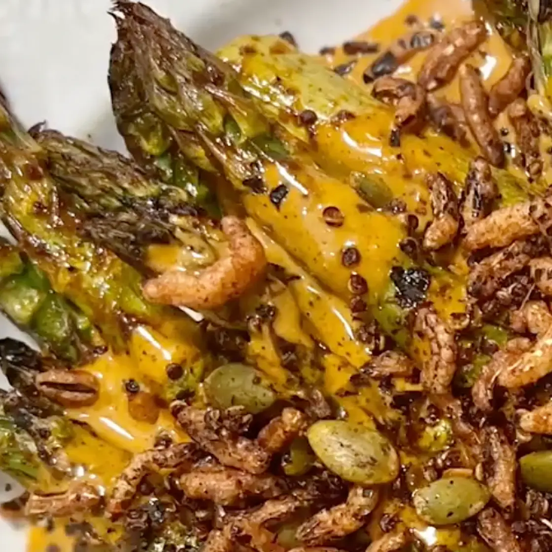 Air Fryer Roasted Asparagus