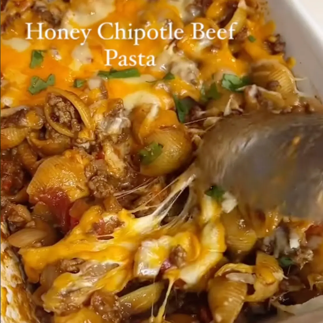 Honey Chipotle Beef Pasta