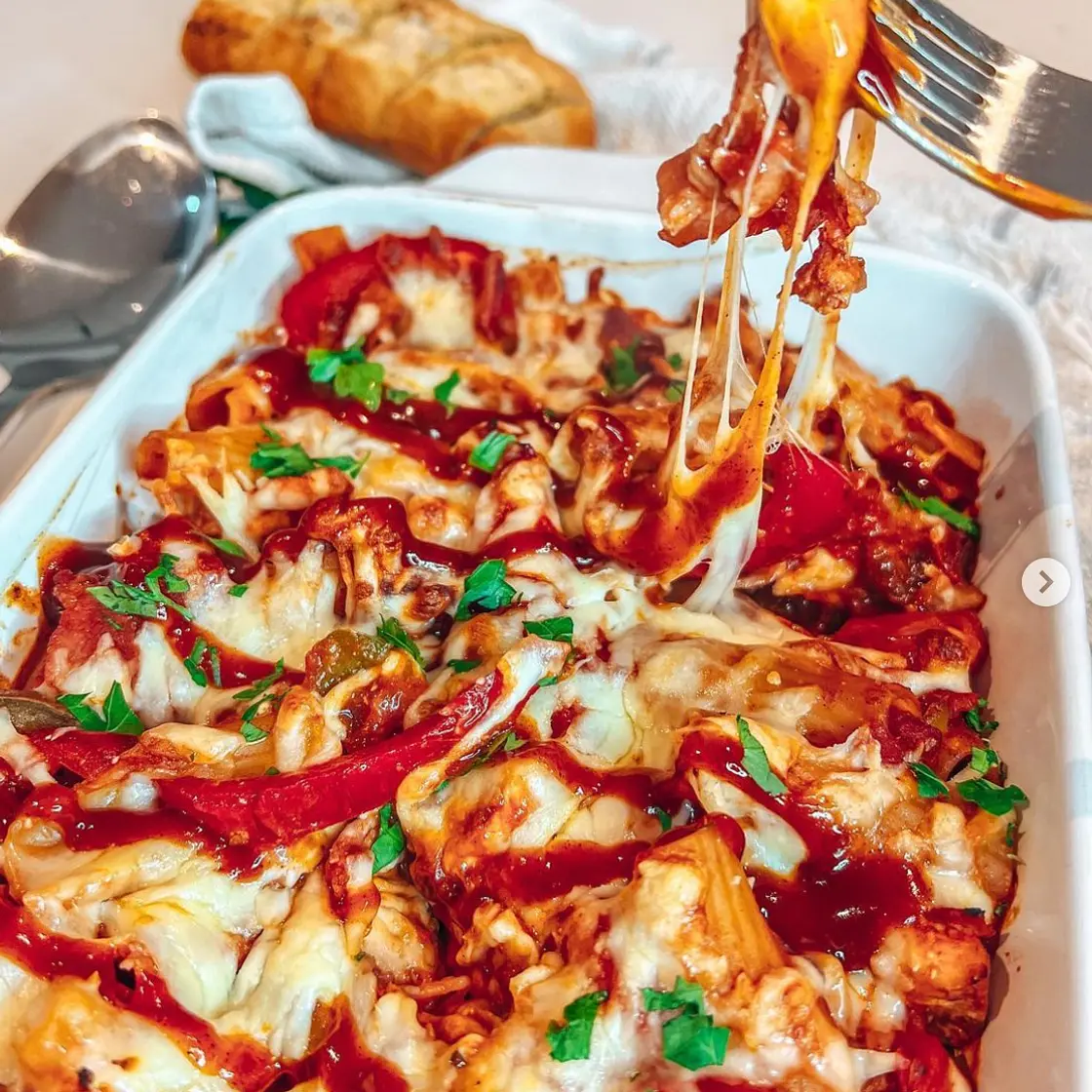 Texas BBQ Style Pasta Bake