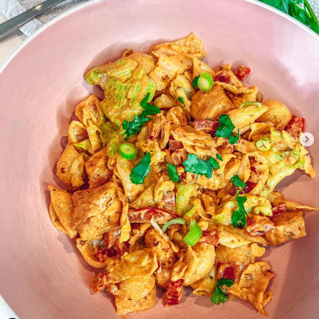 BBQ Fajita Pasta Salad