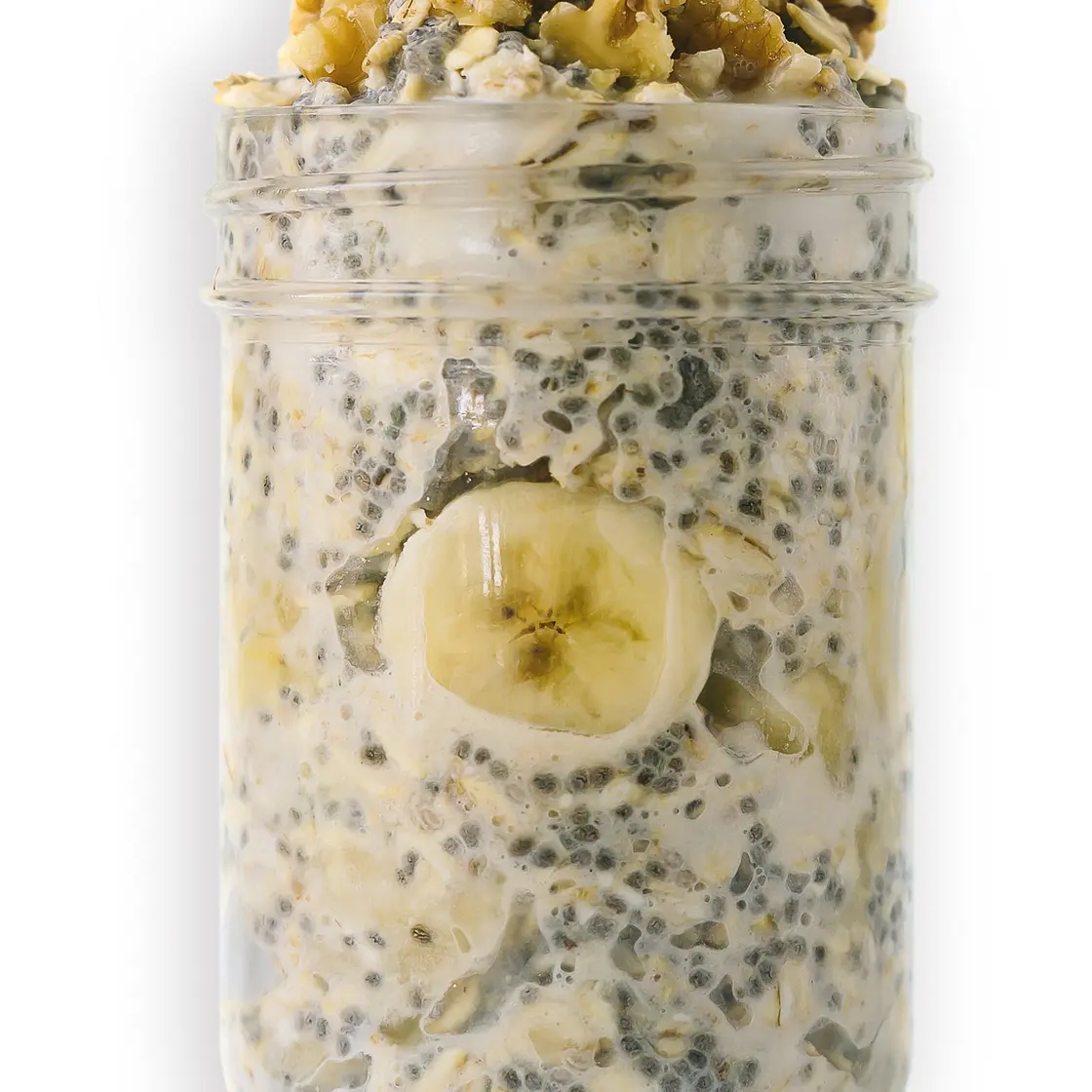 Banana walnut explosion oats