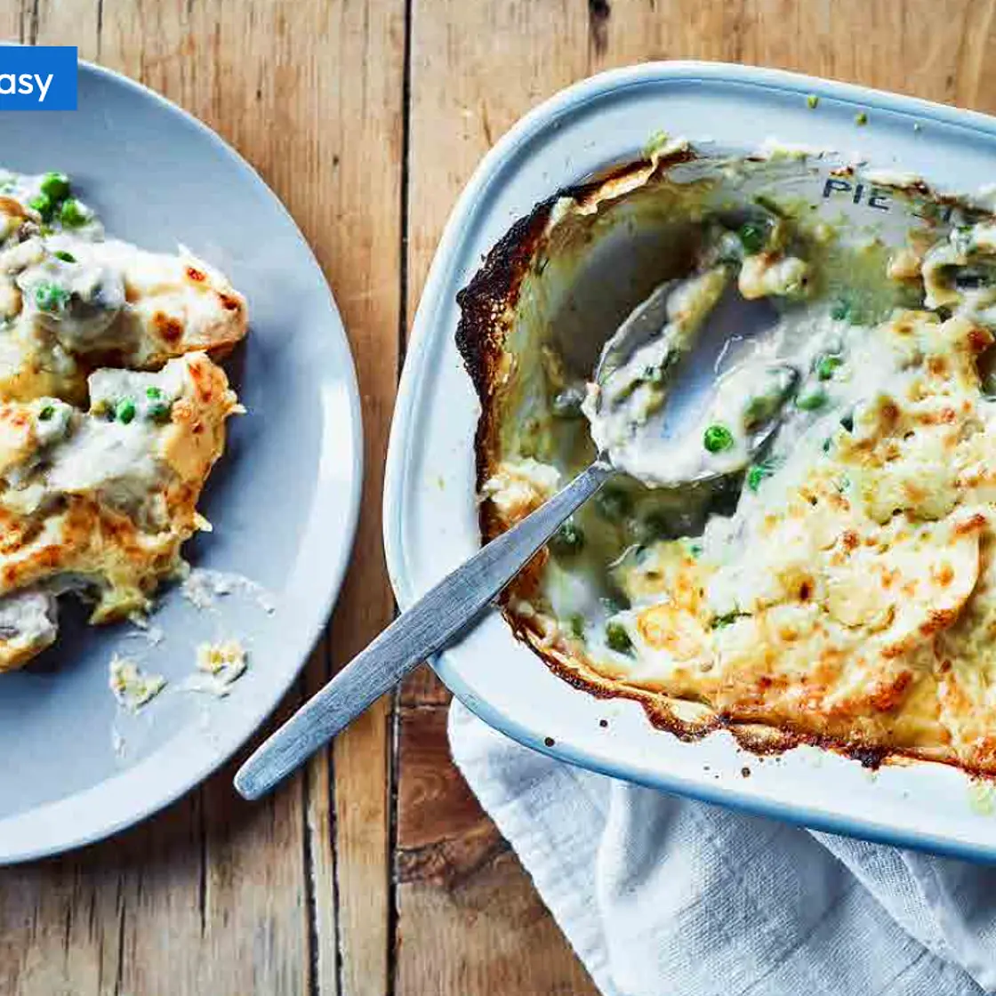 Low-carb fish pie