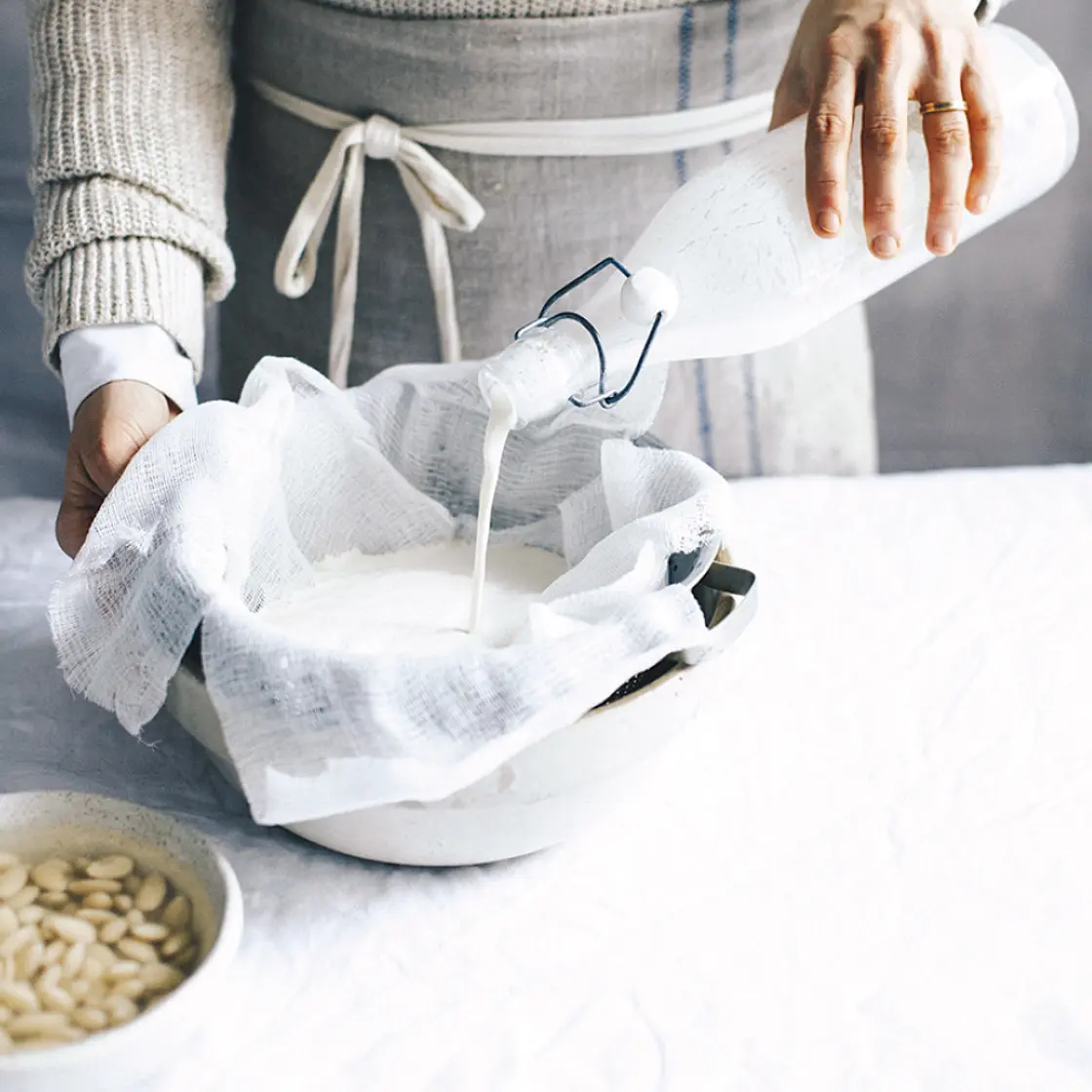 GENERAL METHOD FOR MAKING MILKS (and 3 variations)