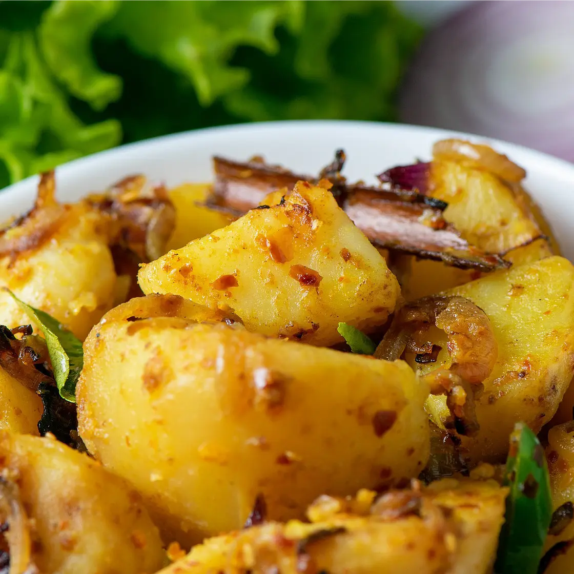 Ugandan Curry Potatoes