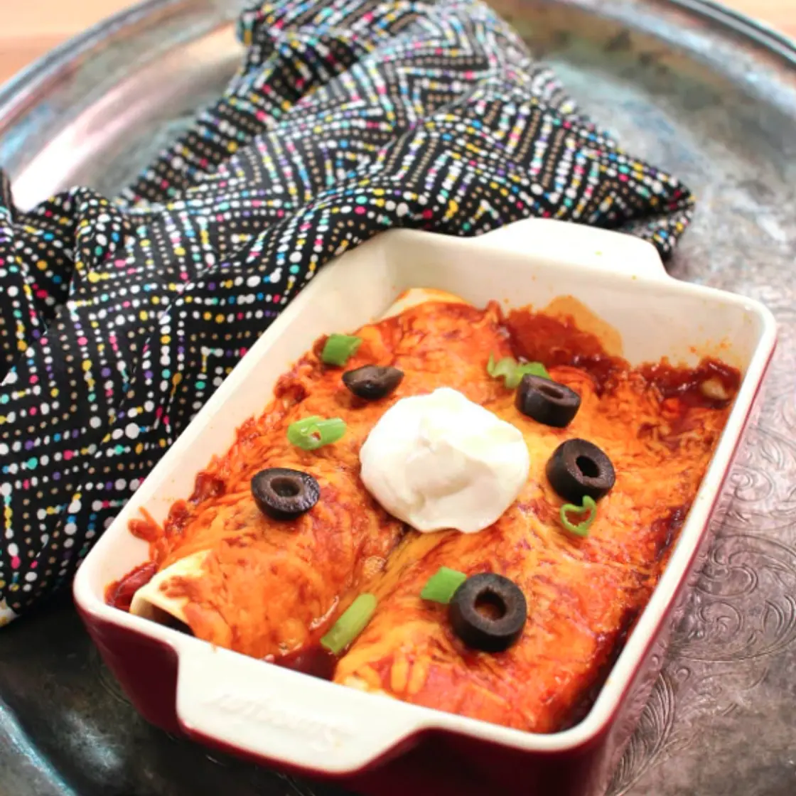 Beef Enchiladas For One