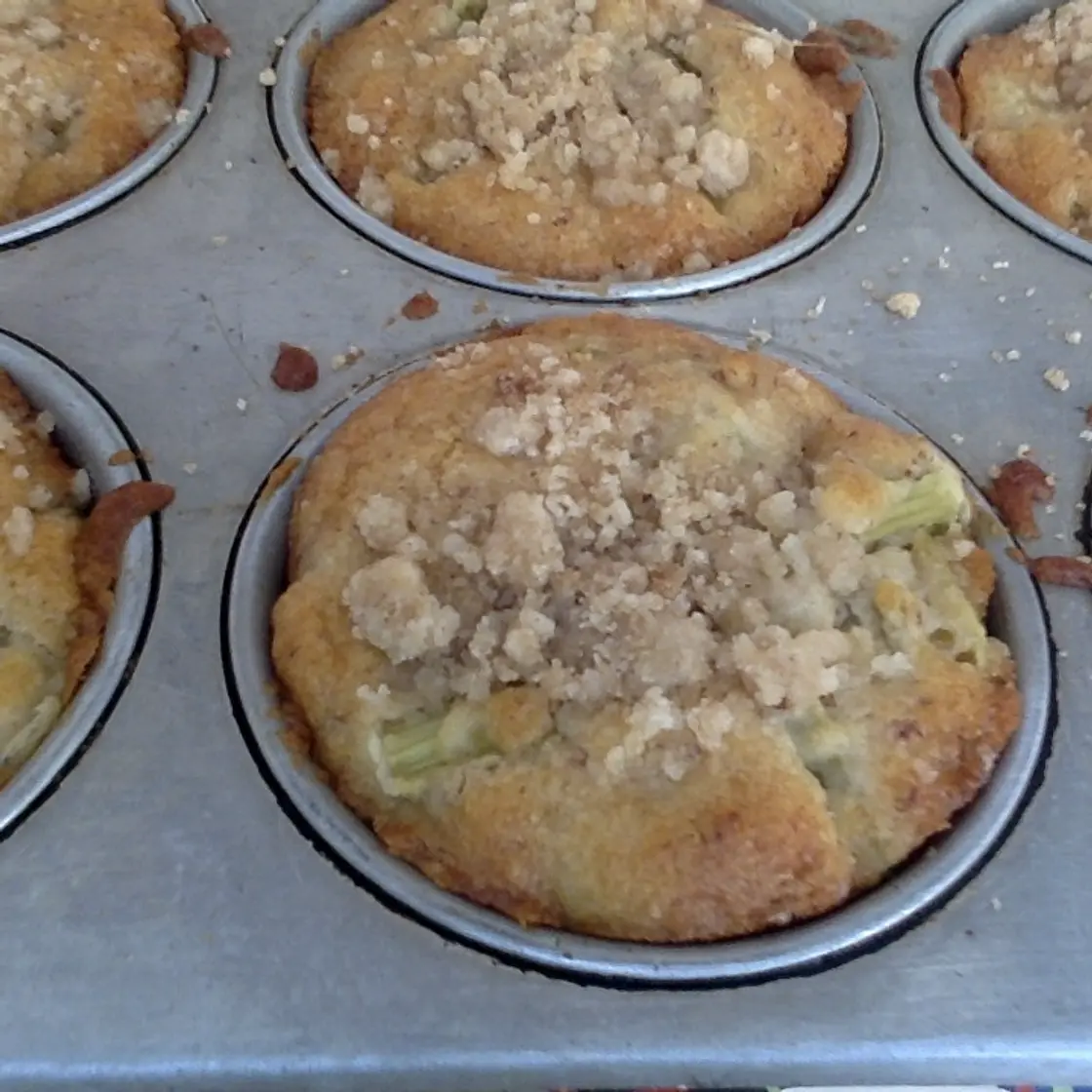 Rhubarb Muffins Gluten Free