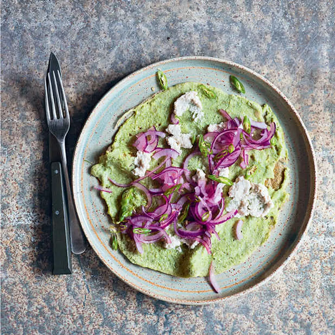 PESARATTU GINGER AND CHILLI MOONG BEAN CREPES