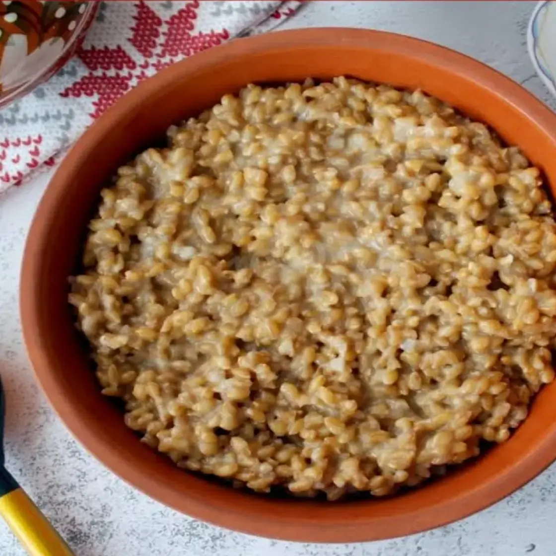 Полбяная каша на воде из цельного зерна (Spelt Porridge) Achar, Hachar, kasha