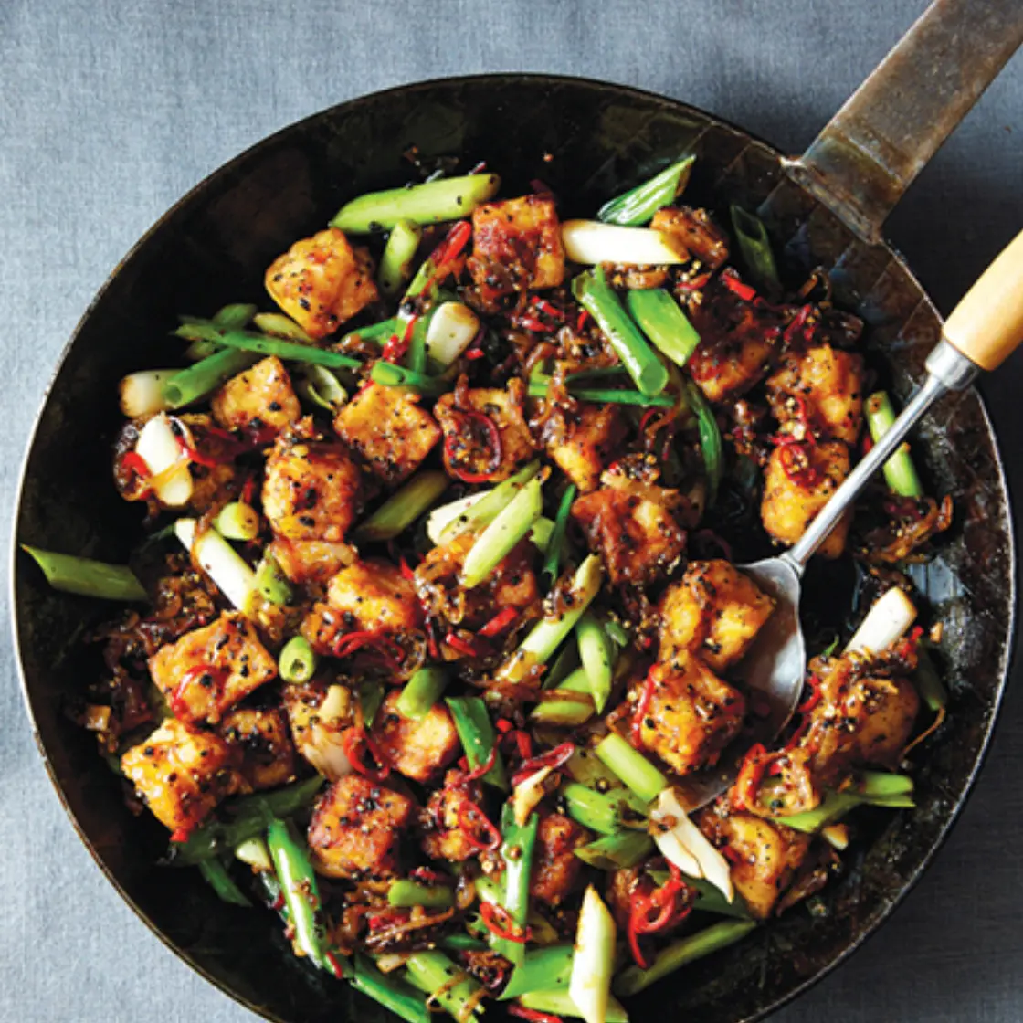 Black Pepper Tofu