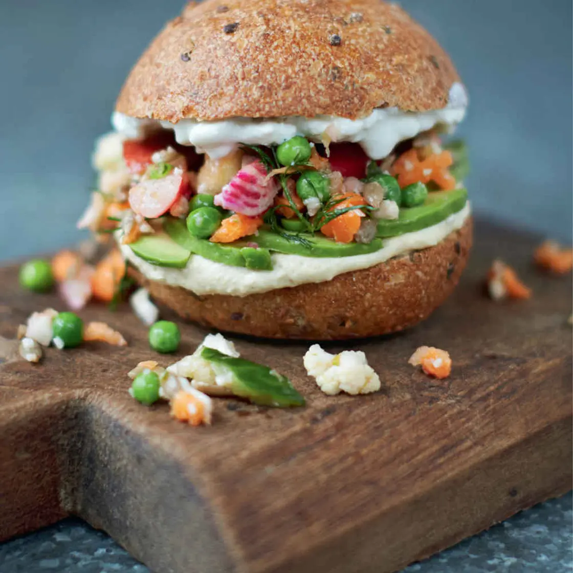 SQUASH IT VEG SANDWICH