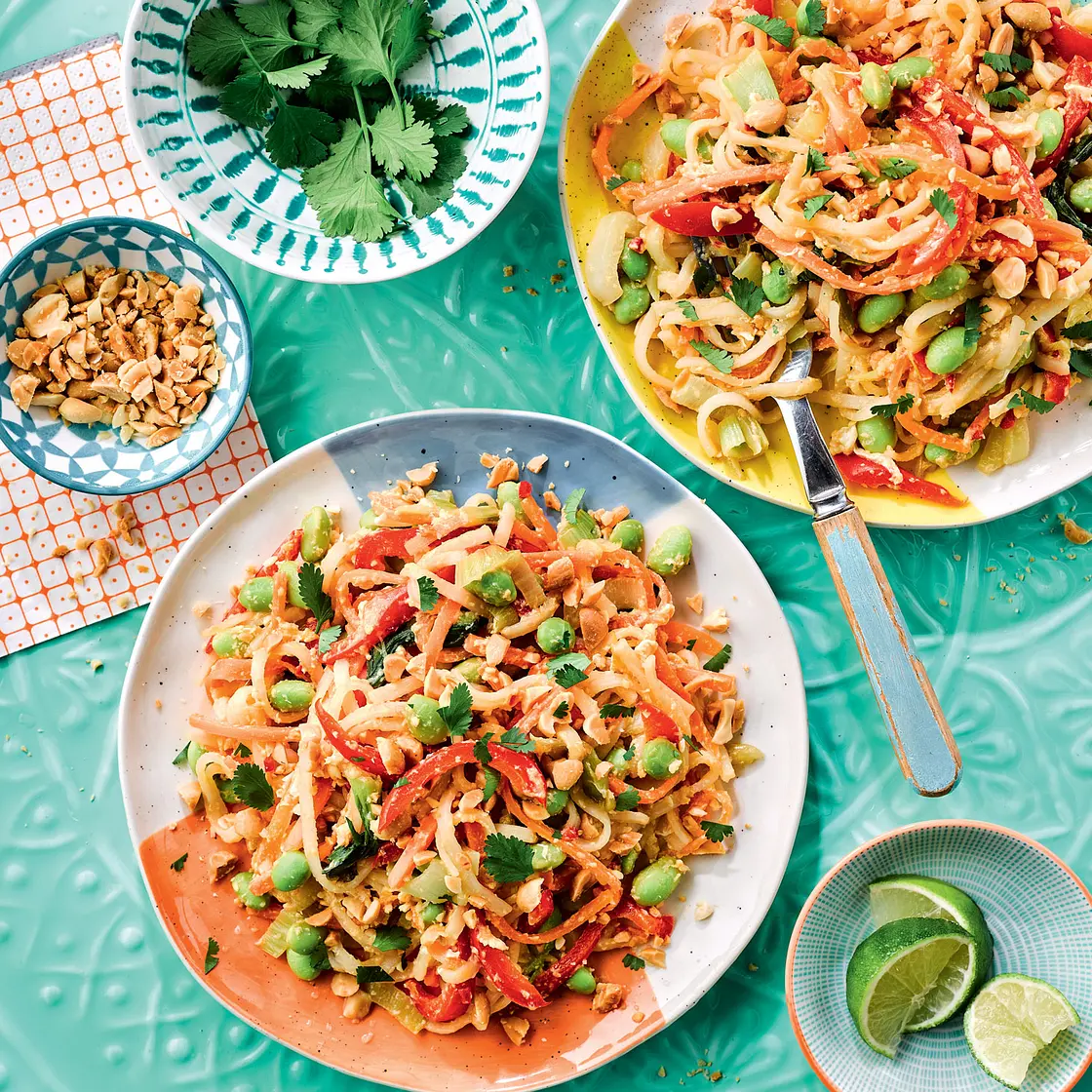 COCONUT PAD THAI NOODLES