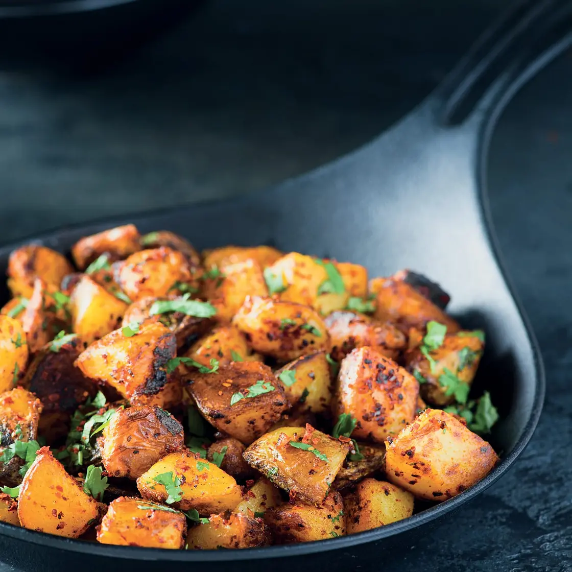 Lebanese-Style Spicy Potatoes with Lemon and Cilantro