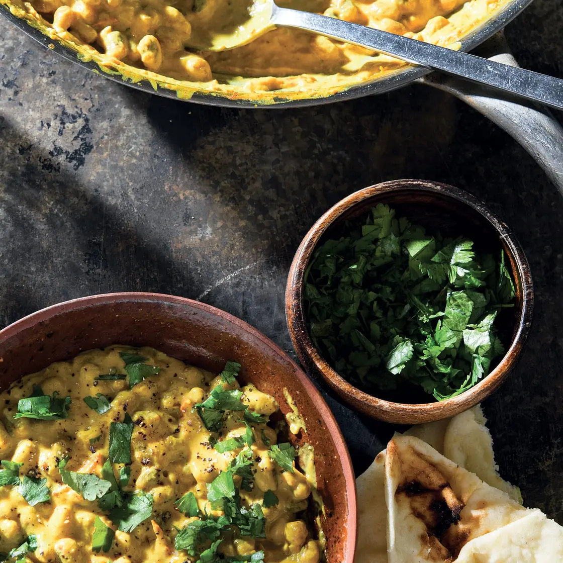 Coconut-Curried Black-Eyed Peas