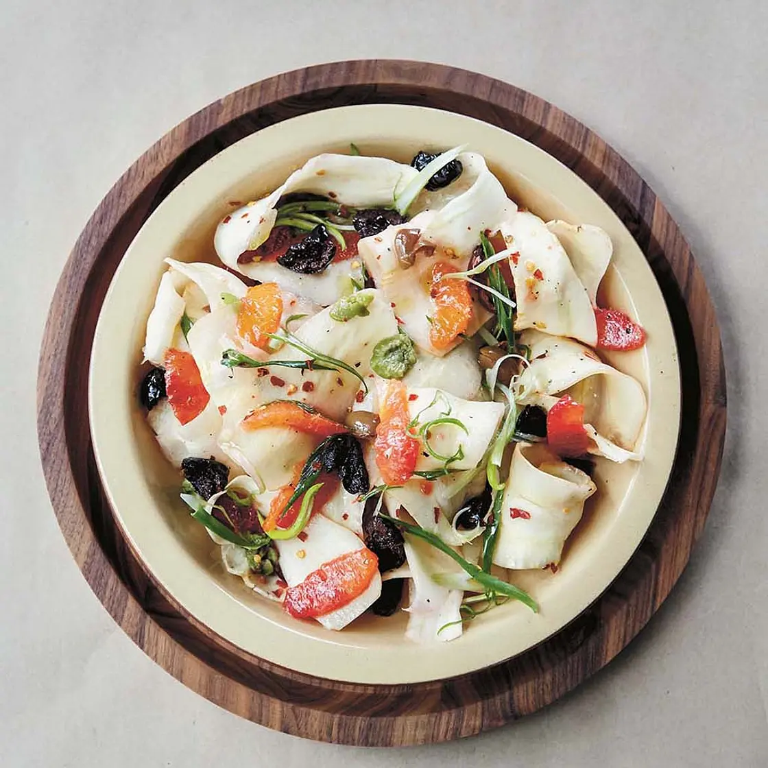 Parsnips with Citrus and Olives
