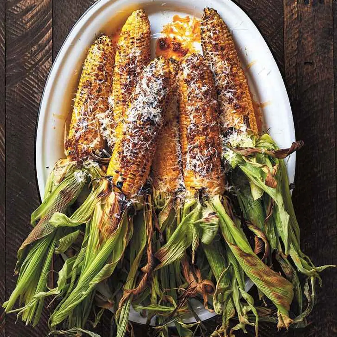 Grilled Corn with Alla Diavola Butter and Pecorino