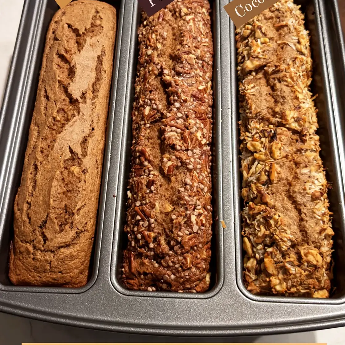 Banana PB Oat Muffins