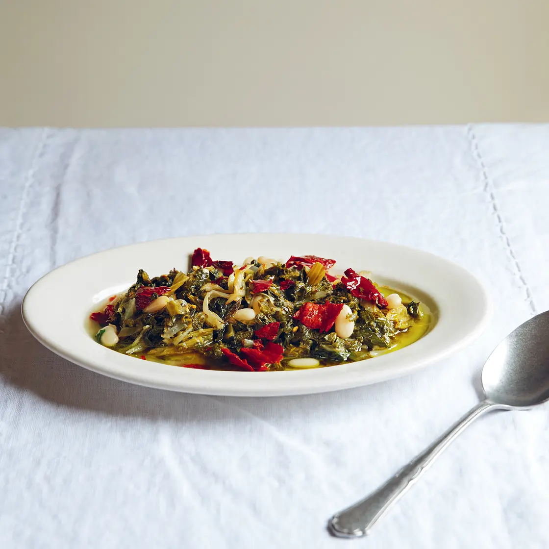 Mixed Winter Greens and Beans