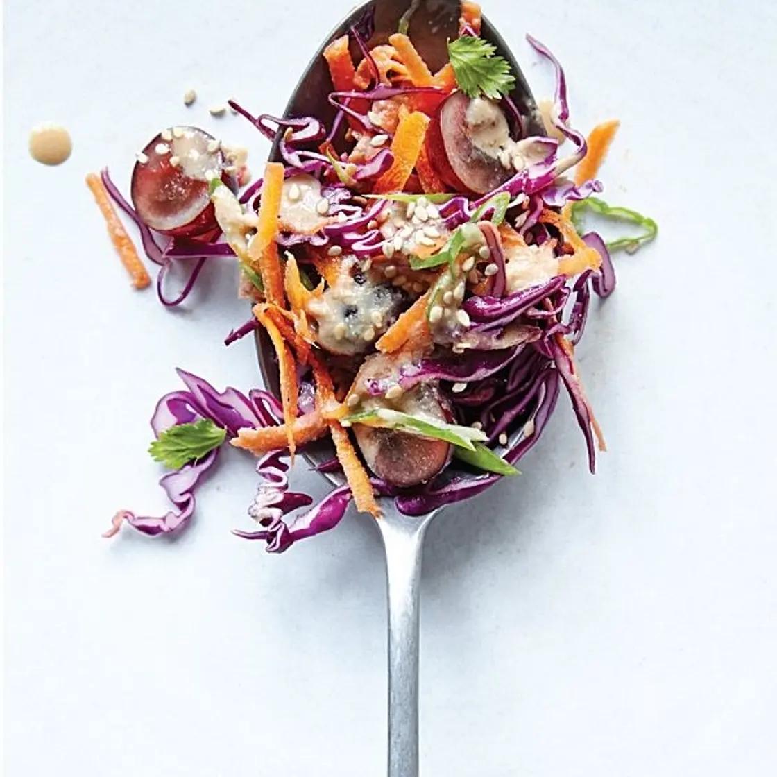 SESAME RED CABBAGE & CARROT SLAW