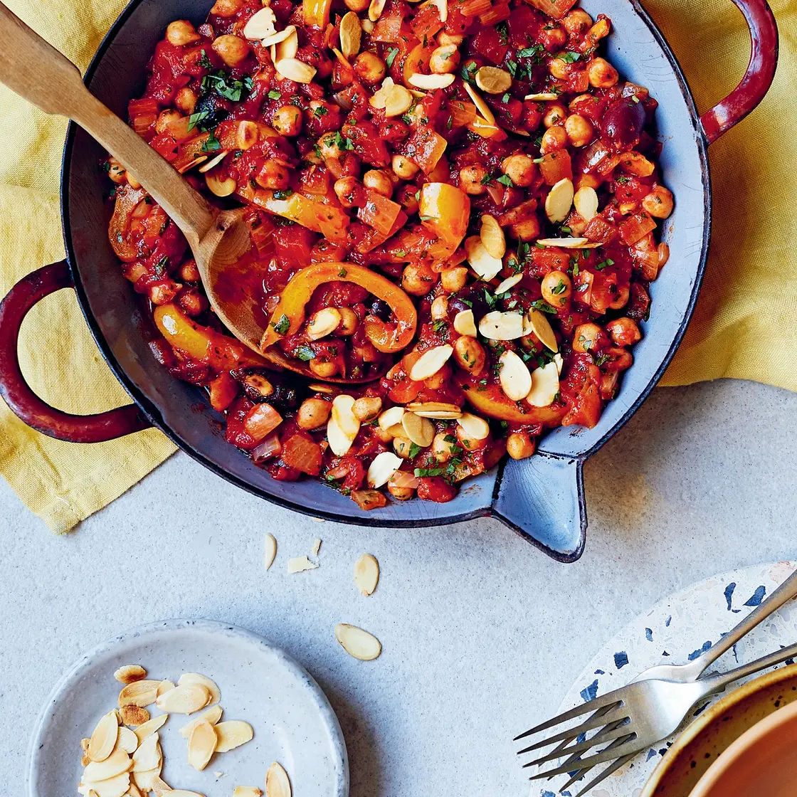 Spanish chickpea and olive stew