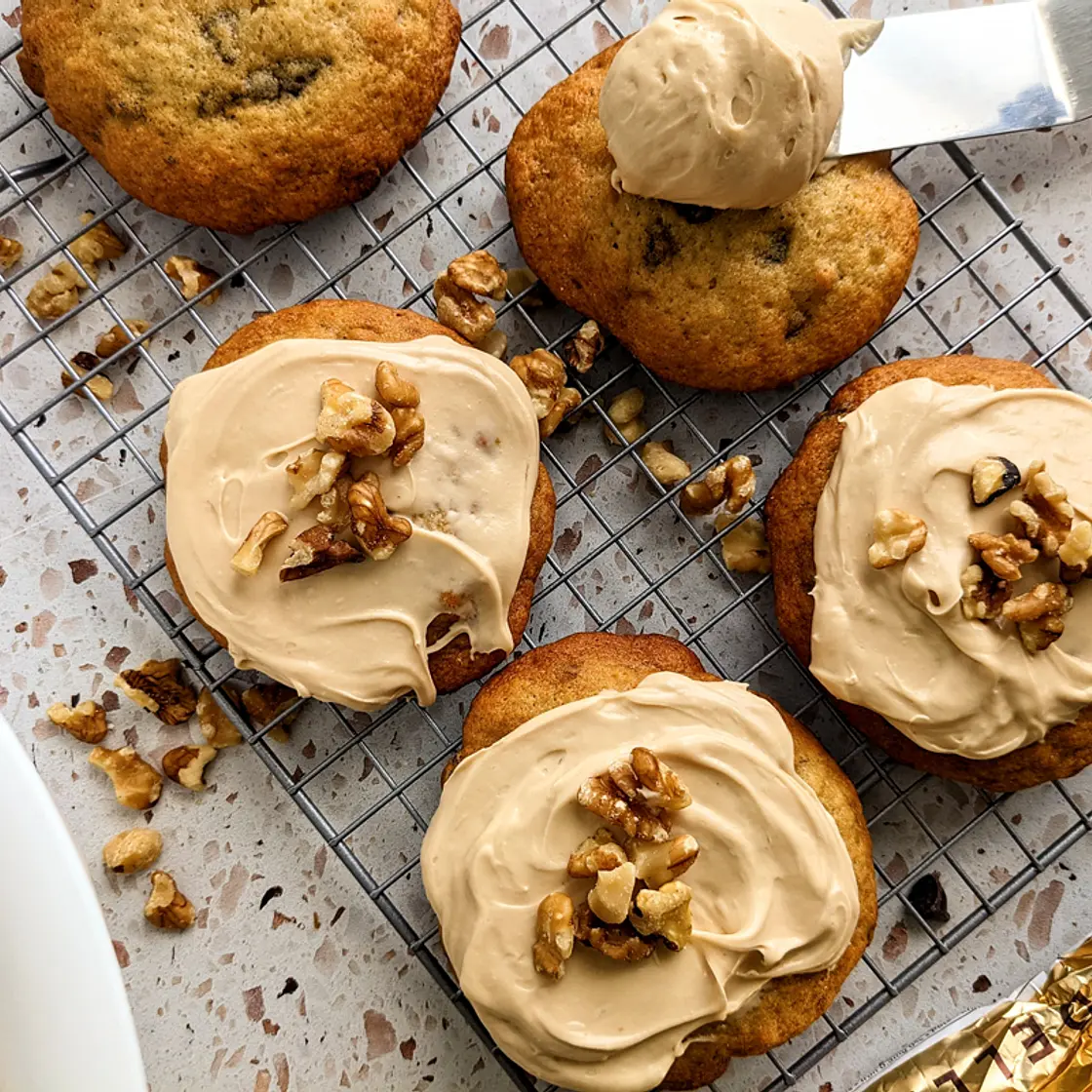 Banana nut bread cookies