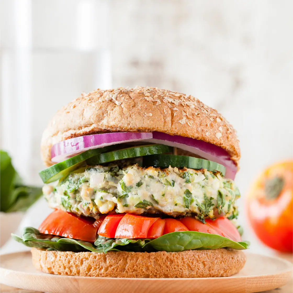 Greek Chicken Burger