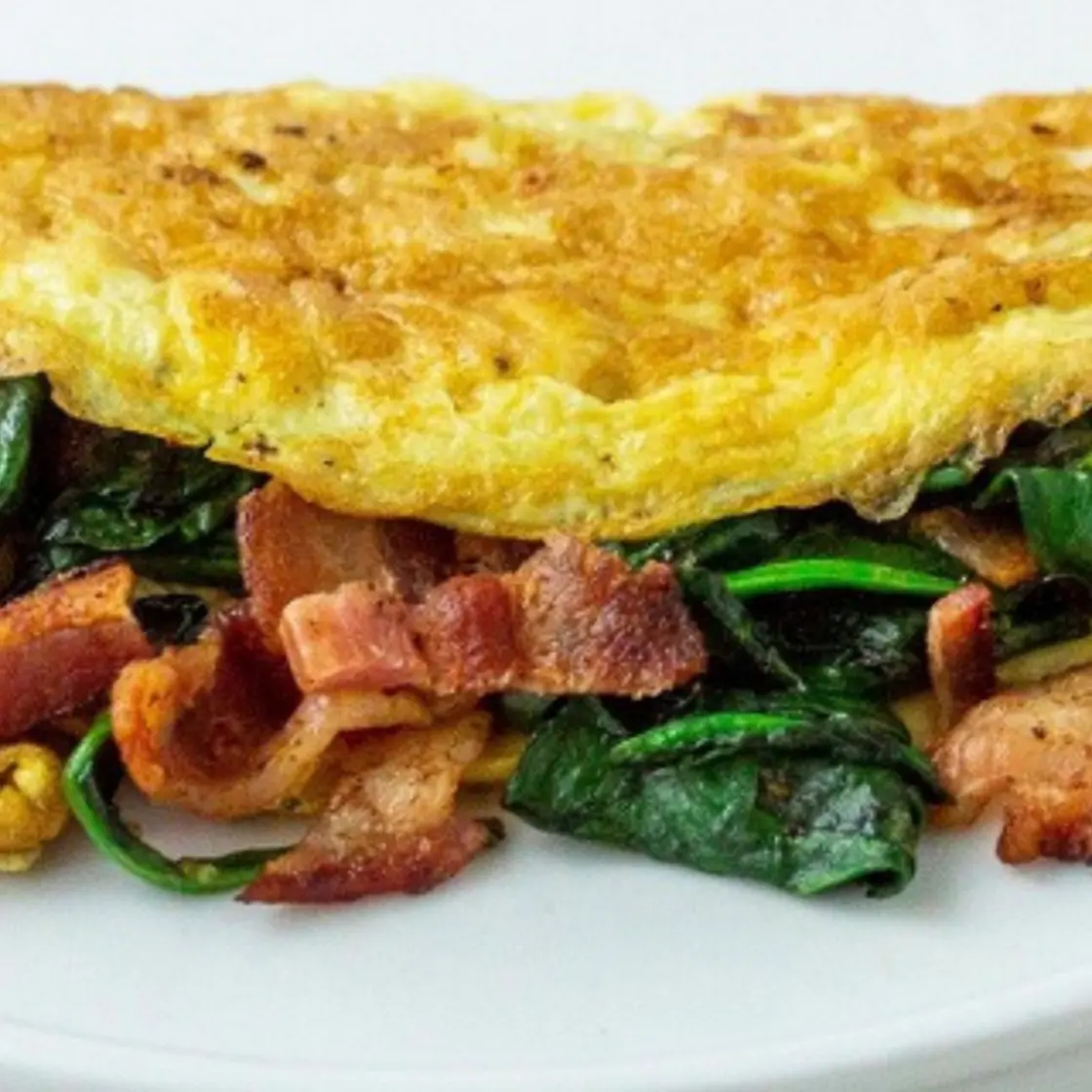 Bacon & Spinach Omelette