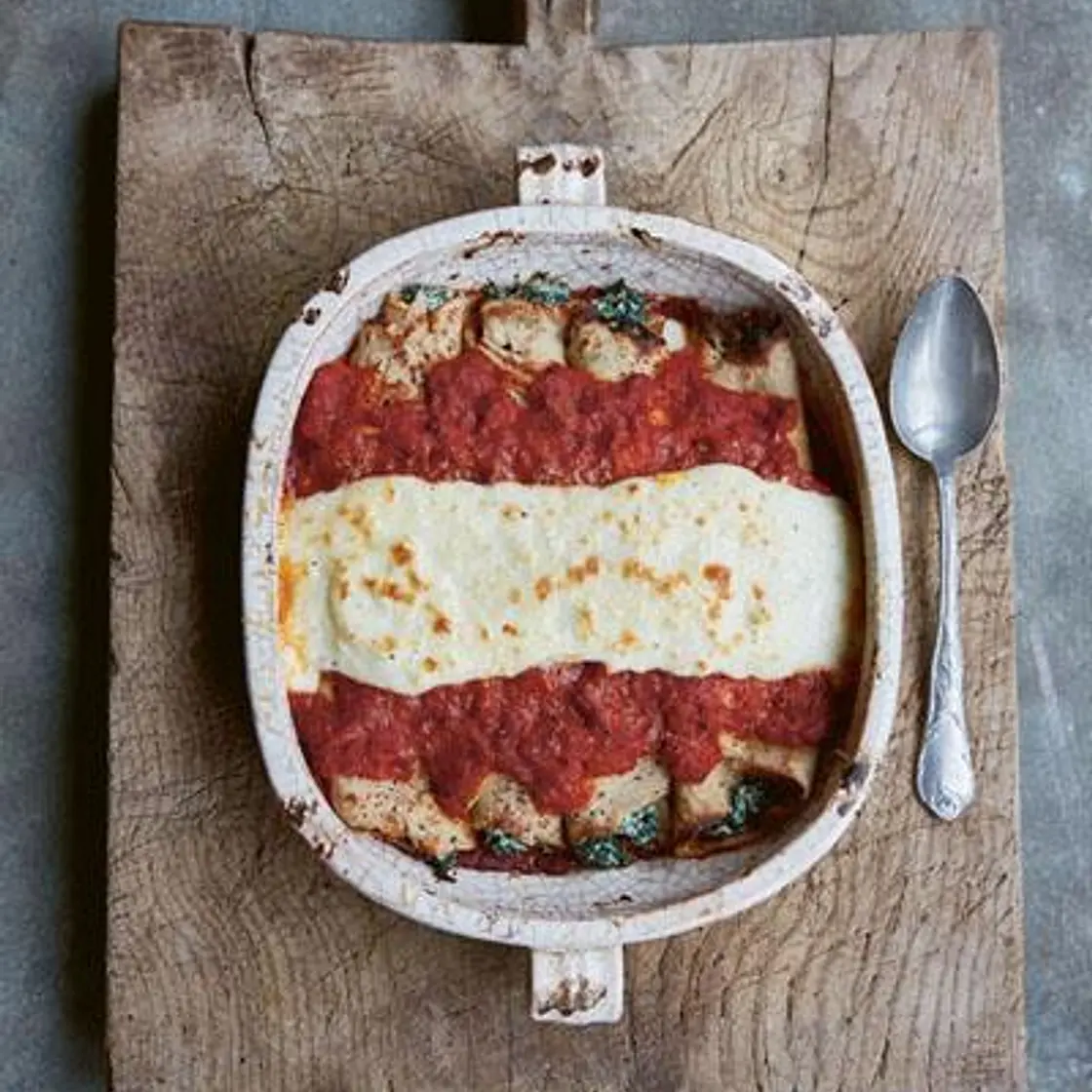CRESPELLE ALLA FIORENTINA (florentine pancakes)