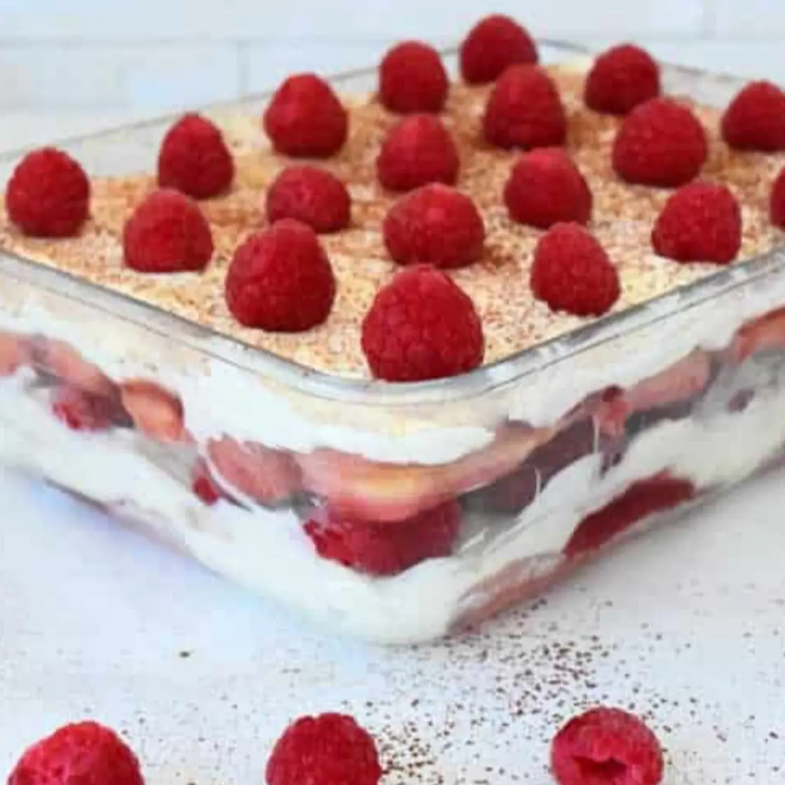 Tiramisu framboise