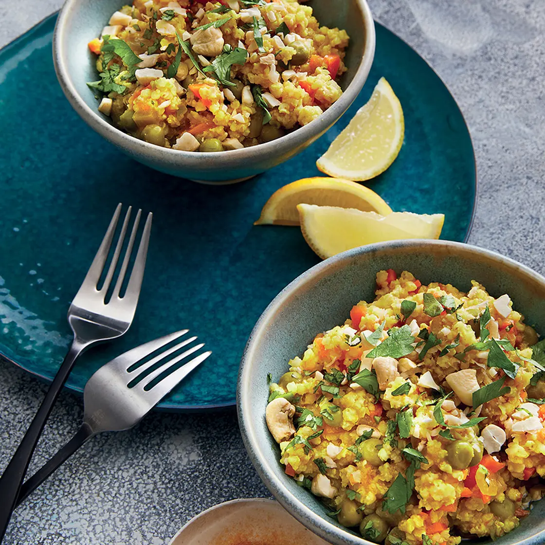 MILLET UPMA (SAVOURY INDIAN PORRIDGE)