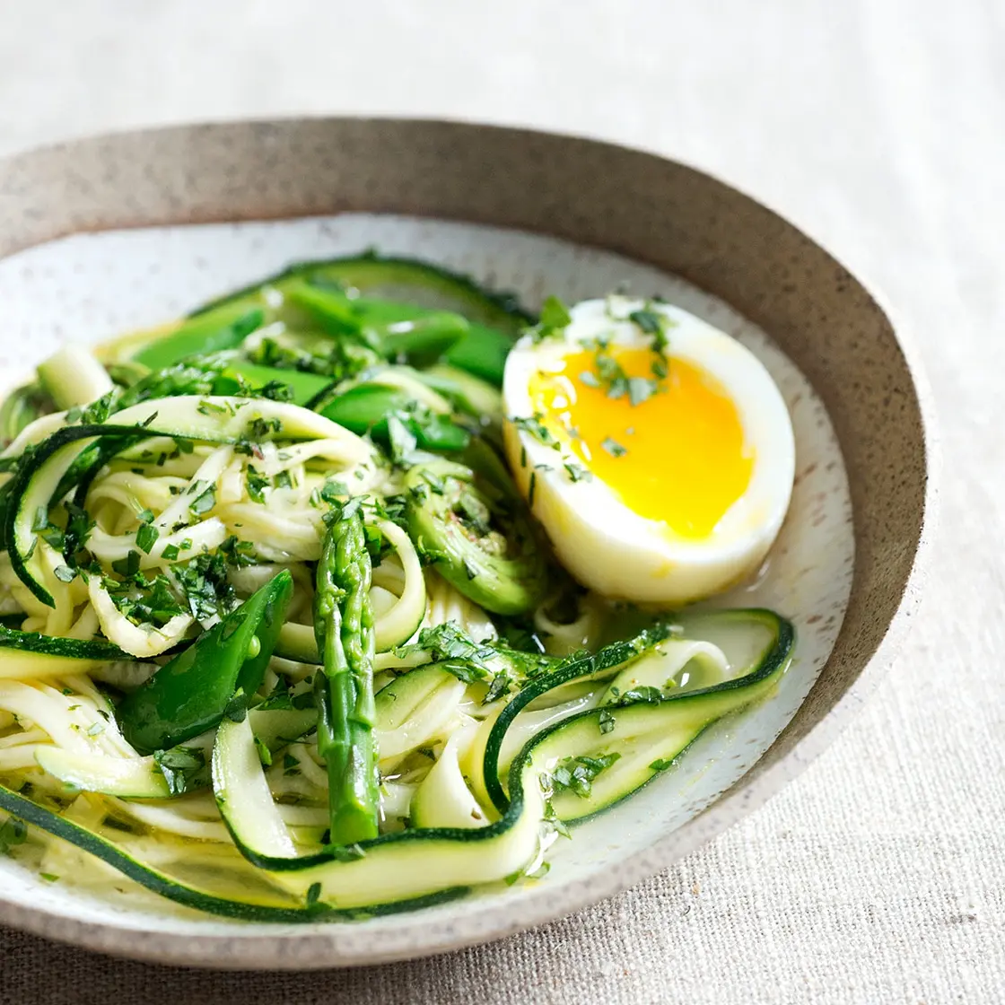 zucchini “noodle” bowl