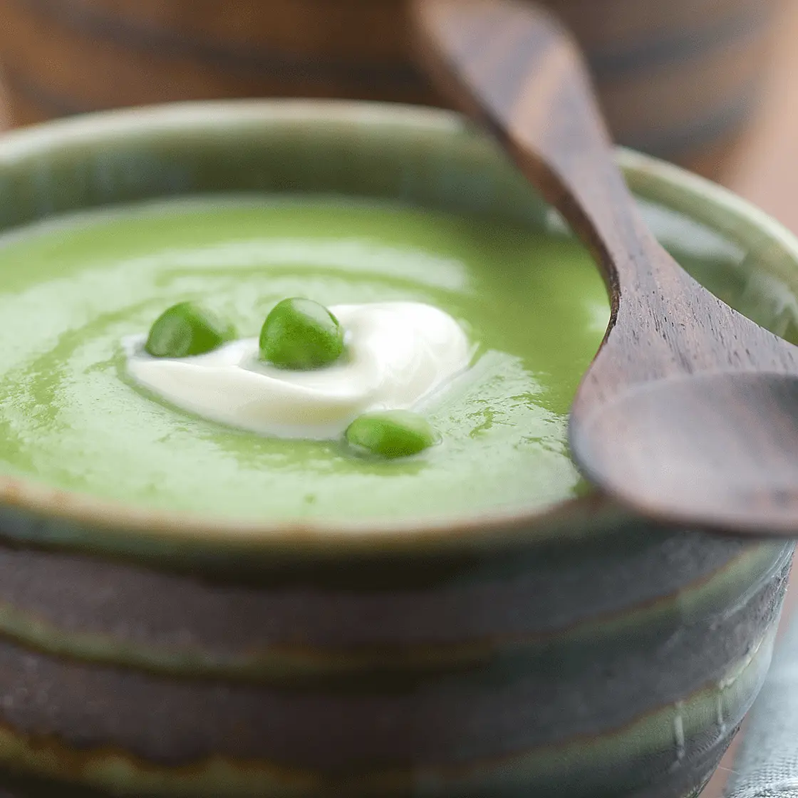 Crème de petits pois
